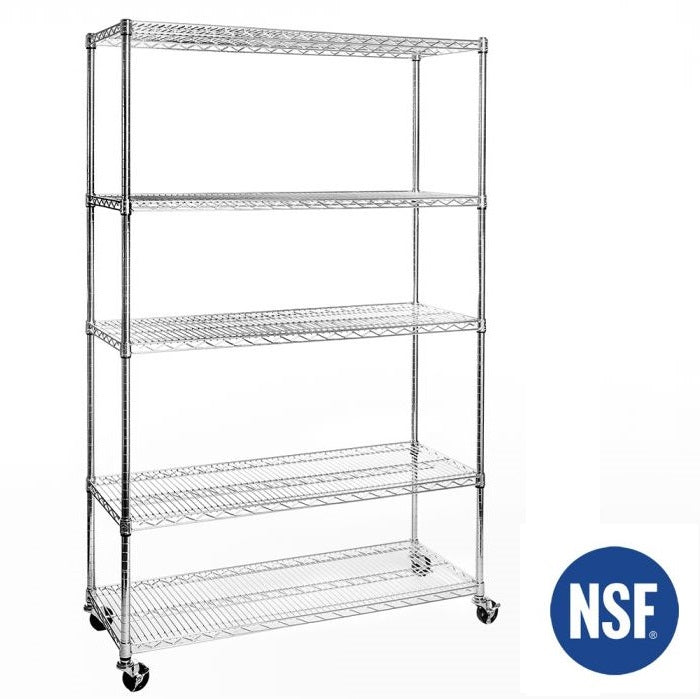 UltraDurable® 5-Tier NSF Steel Shelving – Seville Classics