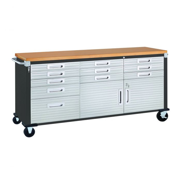 UltraHD® 5-Piece Storage Cabinet System with Rolling Workbench