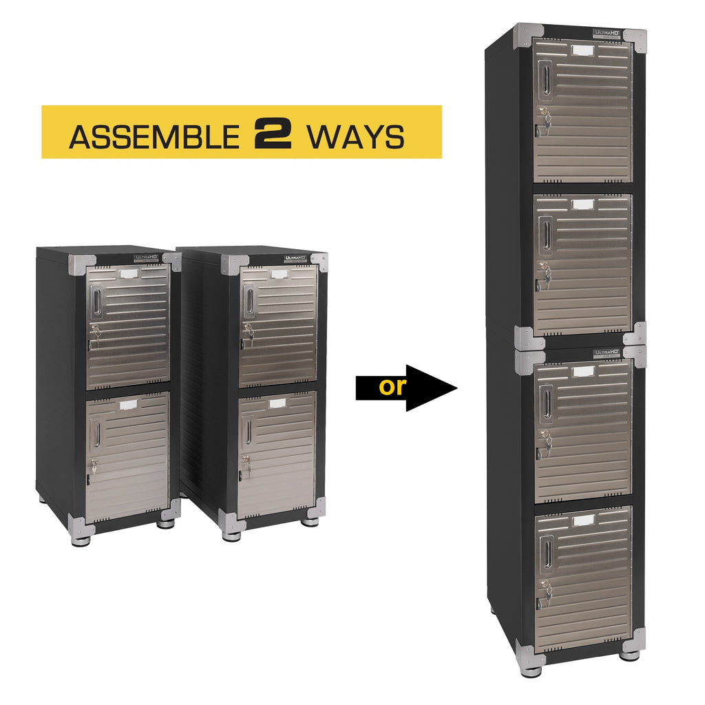 UltraHD® 4-Door Stackable Locker Cabinet