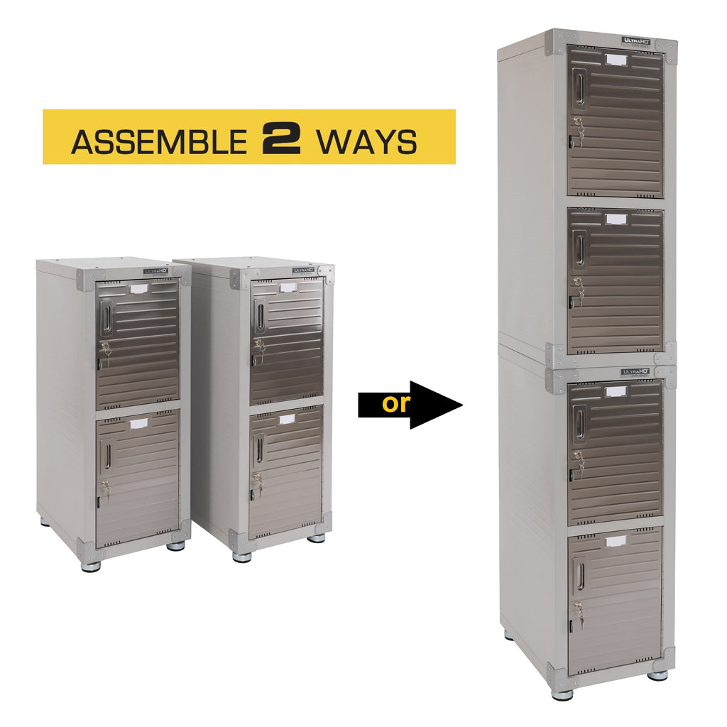 UltraHD® 4-Door Stackable Locker Cabinet
