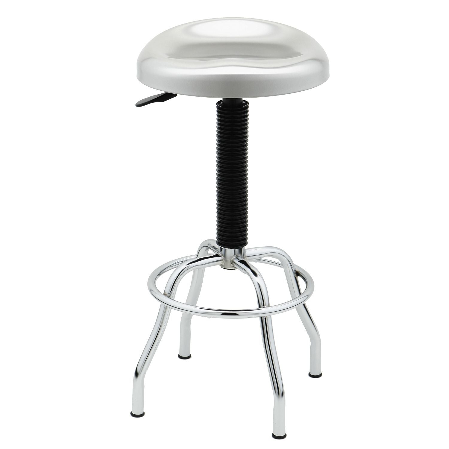 Contoured Stainless Steel Seat Pneumatic Adjustable Work Stool – Seville  Classics