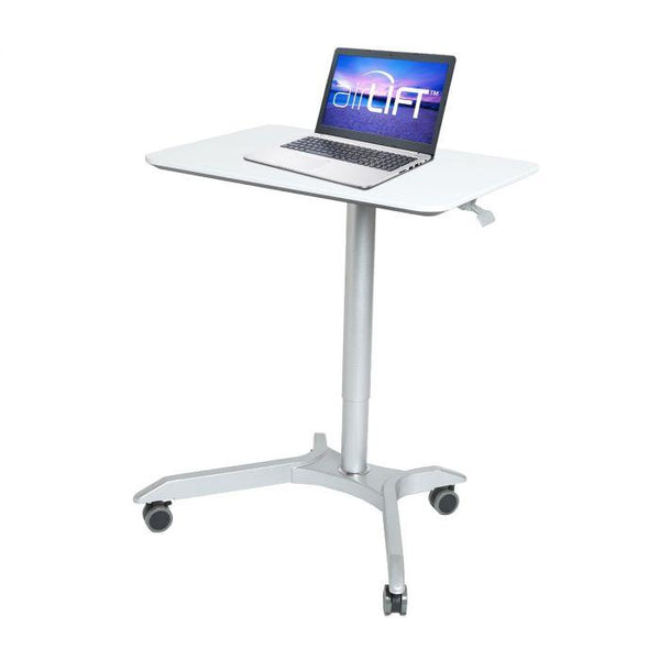 airLIFT® XL Pneumatic Sit-Stand Mobile Desk Cart