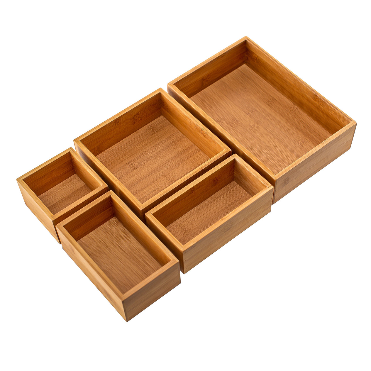 Left angled bamboo set
