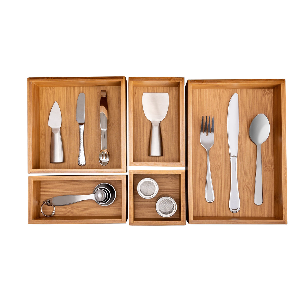 5-Piece Bamboo Storage Set