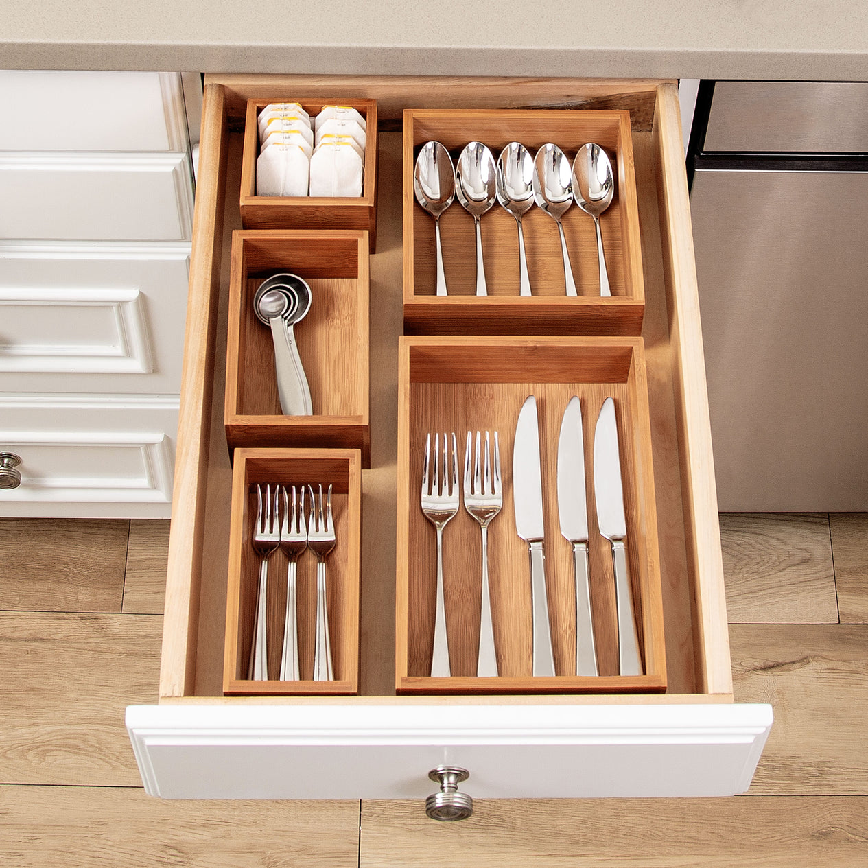 5-Piece Bamboo Storage Set