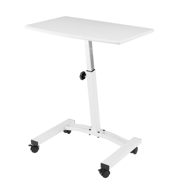 airLIFT® Mobile Laptop Sitting Desk Cart, White