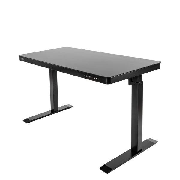 airLIFT® Electric Height-Adjustable Tempered Glass Desk