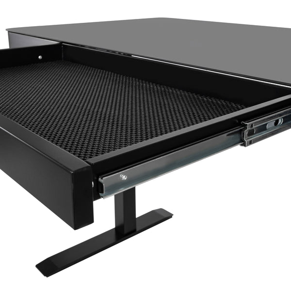 airLIFT® Electric Height-Adjustable Tempered Glass Desk