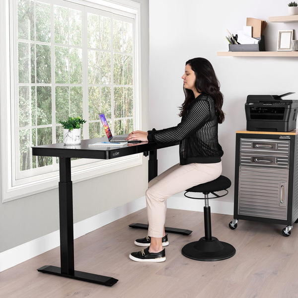 airLIFT® Electric Height-Adjustable Tempered Glass Desk