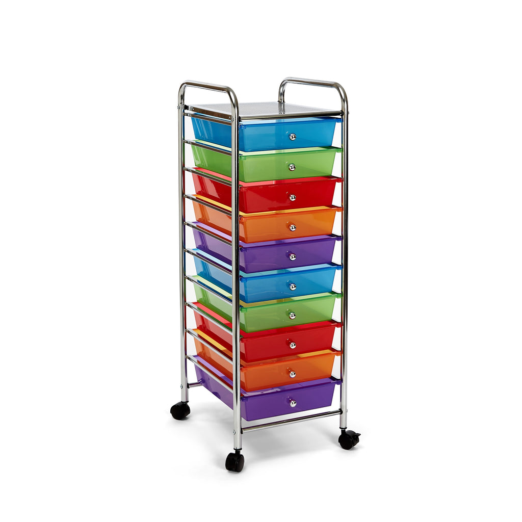 10 Drawer Organizer Cart Seville Classics