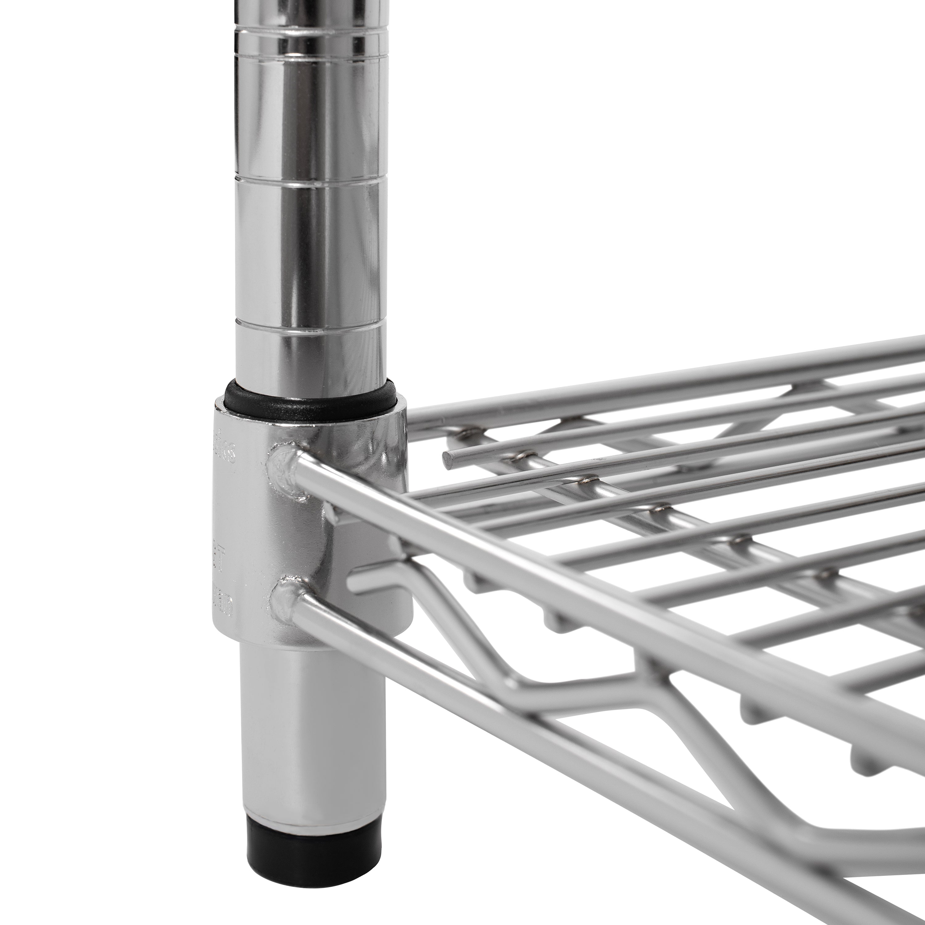 metal shelving unit adjustable feet installation