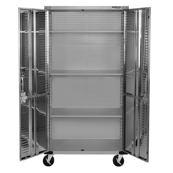 UltraHD® 2-Piece Rolling Storage Cabinet Set, Granite