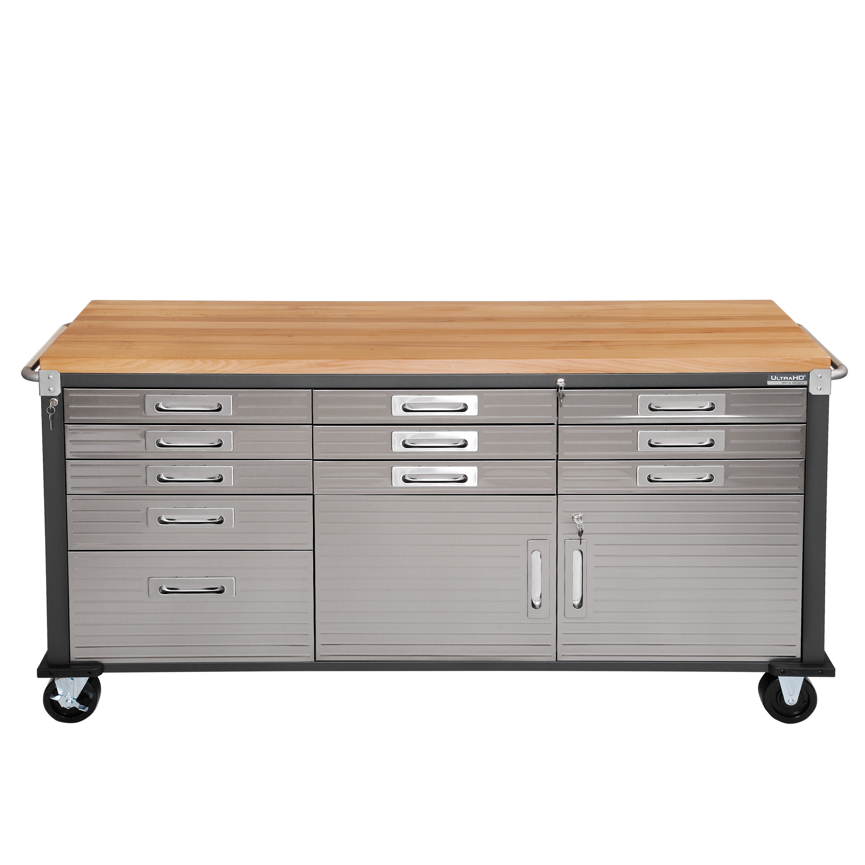 Seville Classics Home Workcenter Island (Kitchen Cart), 48 W x 24 D x  37.5 H