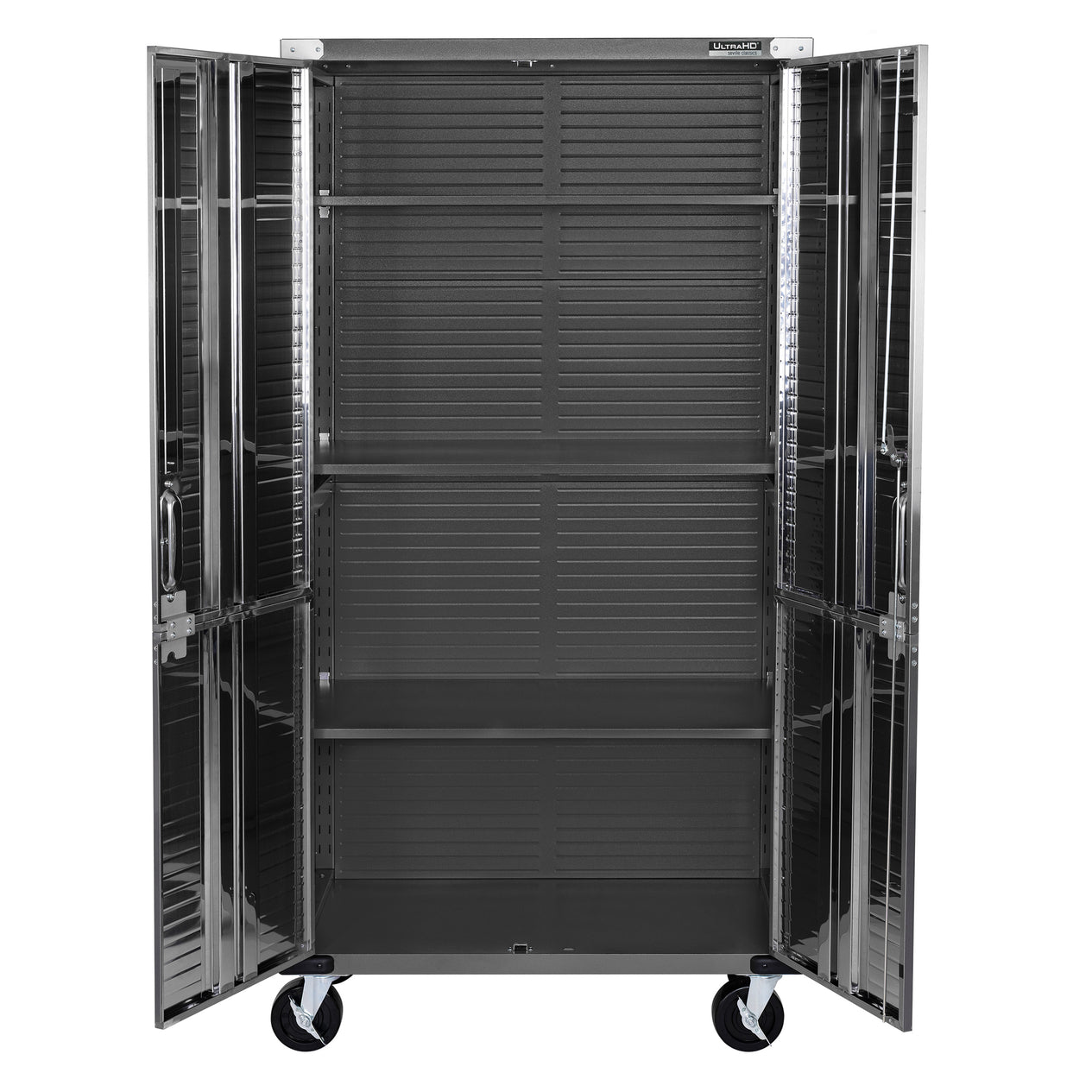 UltraHD® 4-Piece Storage Cabinet System with Lighted Workbench