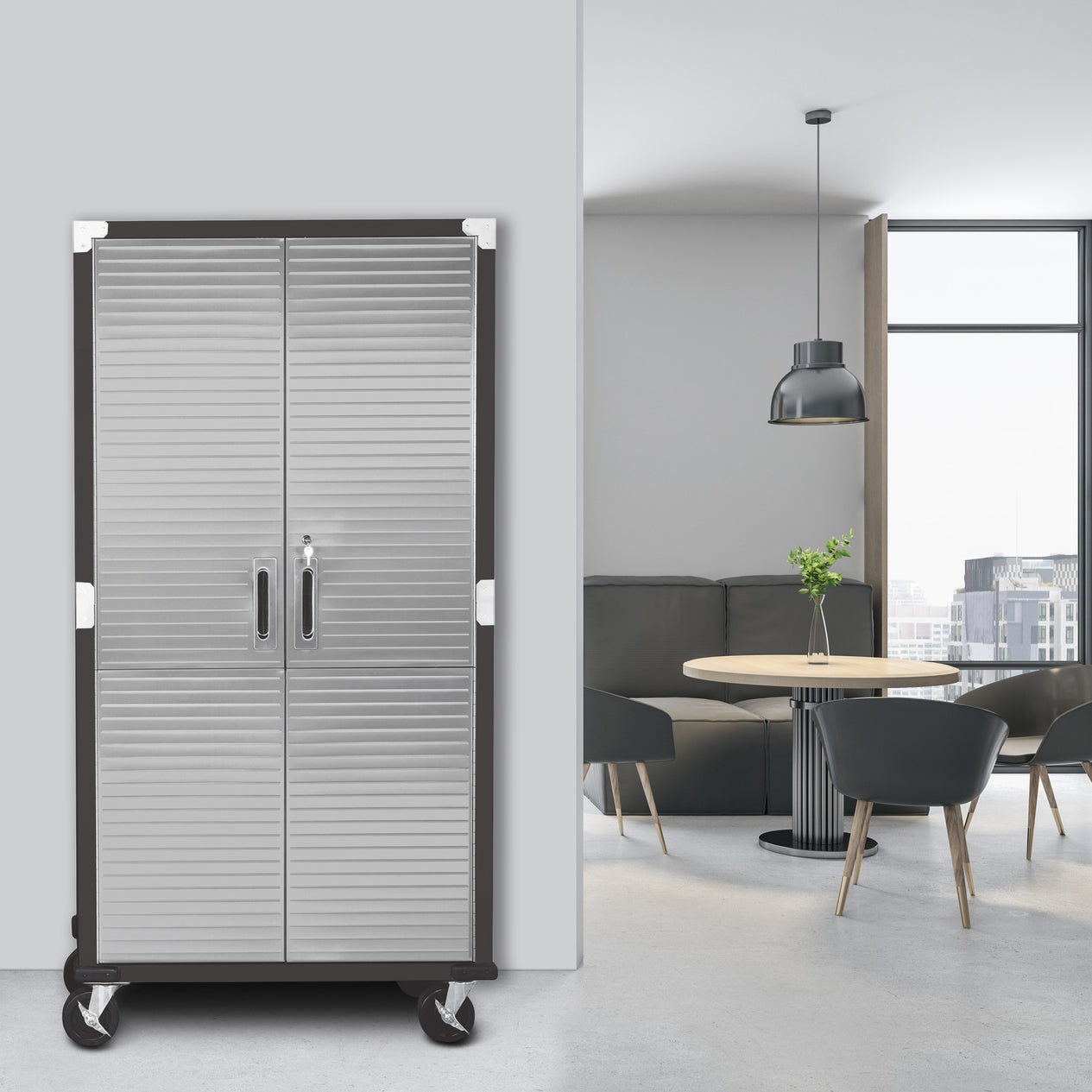 UltraHD® Rolling Storage Cabinet, Graphite