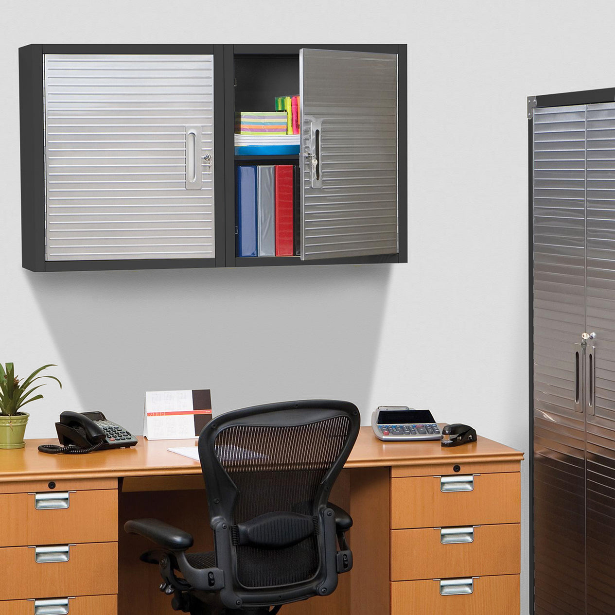 UltraHD® Wall Storage Cabinet, Graphite