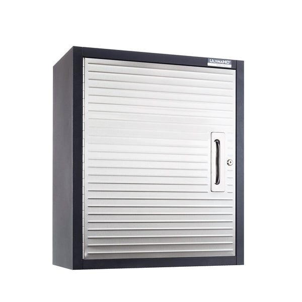 UltraHD® 5-Piece Storage Cabinet System with Workbench, 9 feet wide, Graphite