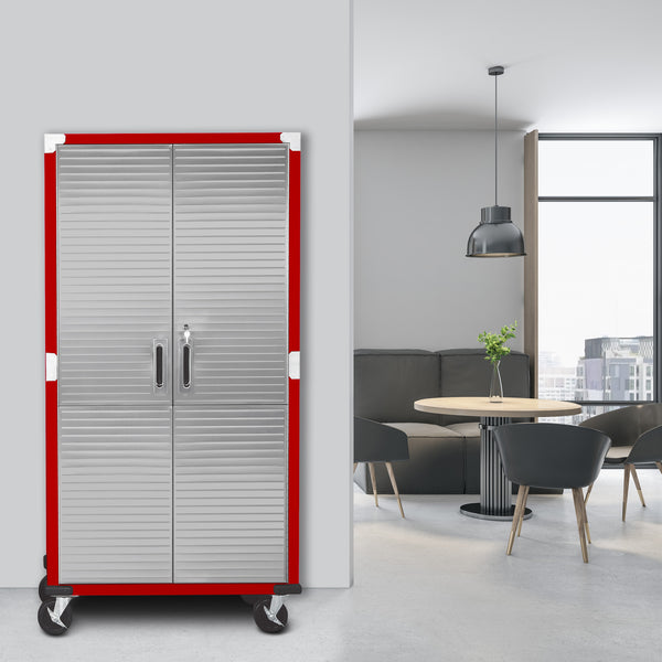 UltraHD® Rolling Storage Cabinet, Red