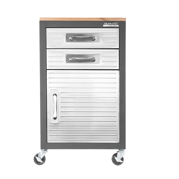 UltraHD® 2-Drawer Rolling Cabinet, Graphite