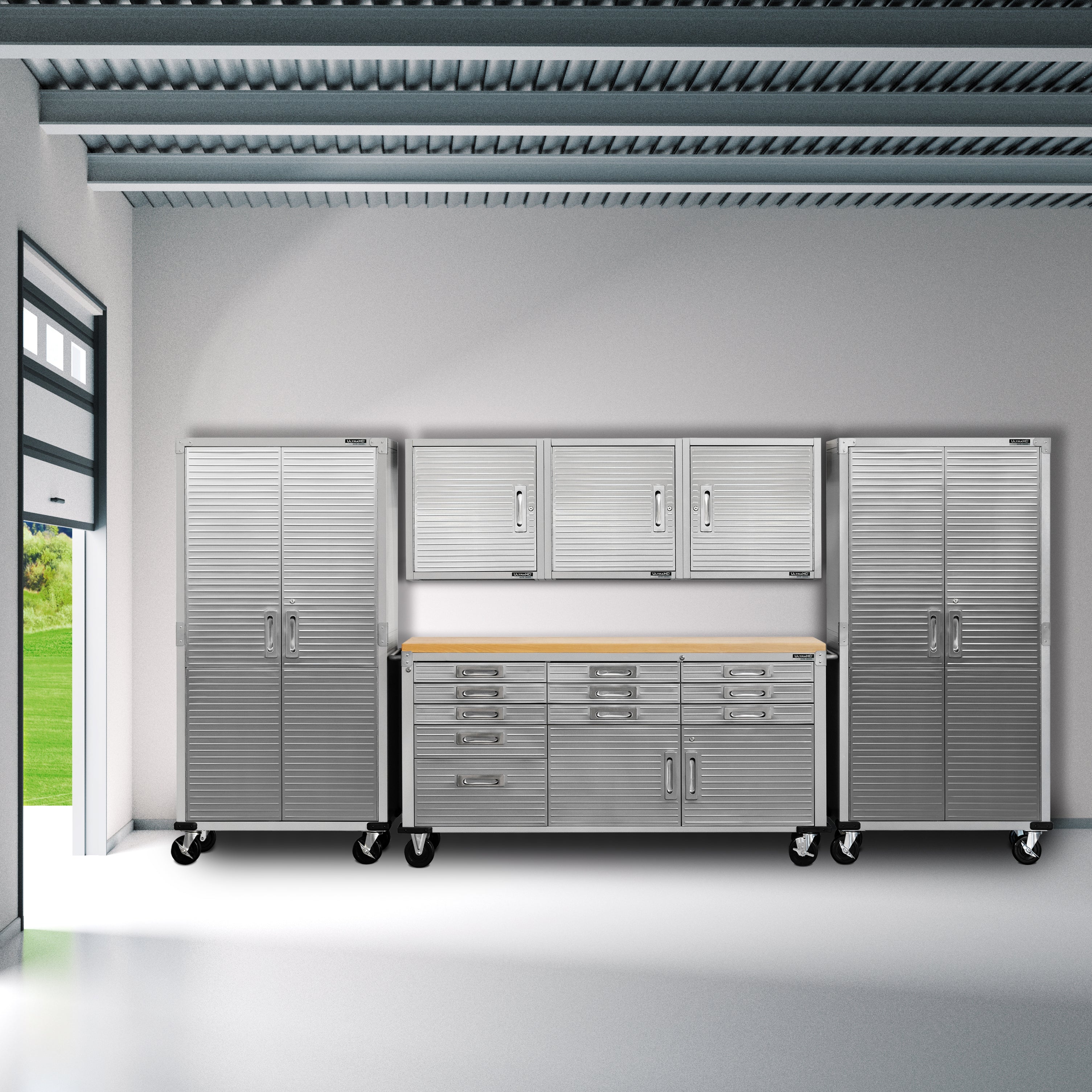 Seville cheap garage cabinets