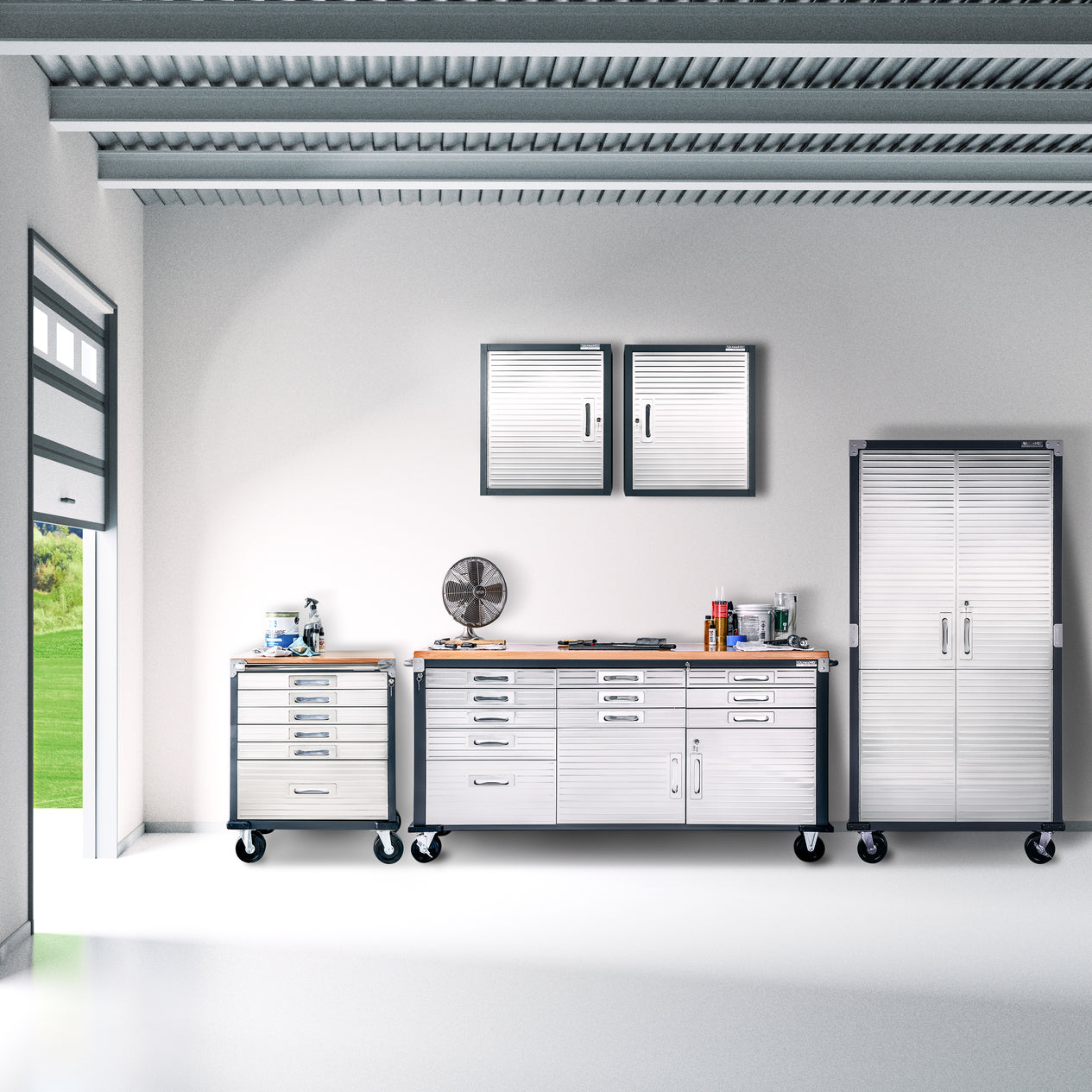 UltraHD® Wall Storage Cabinet, Graphite