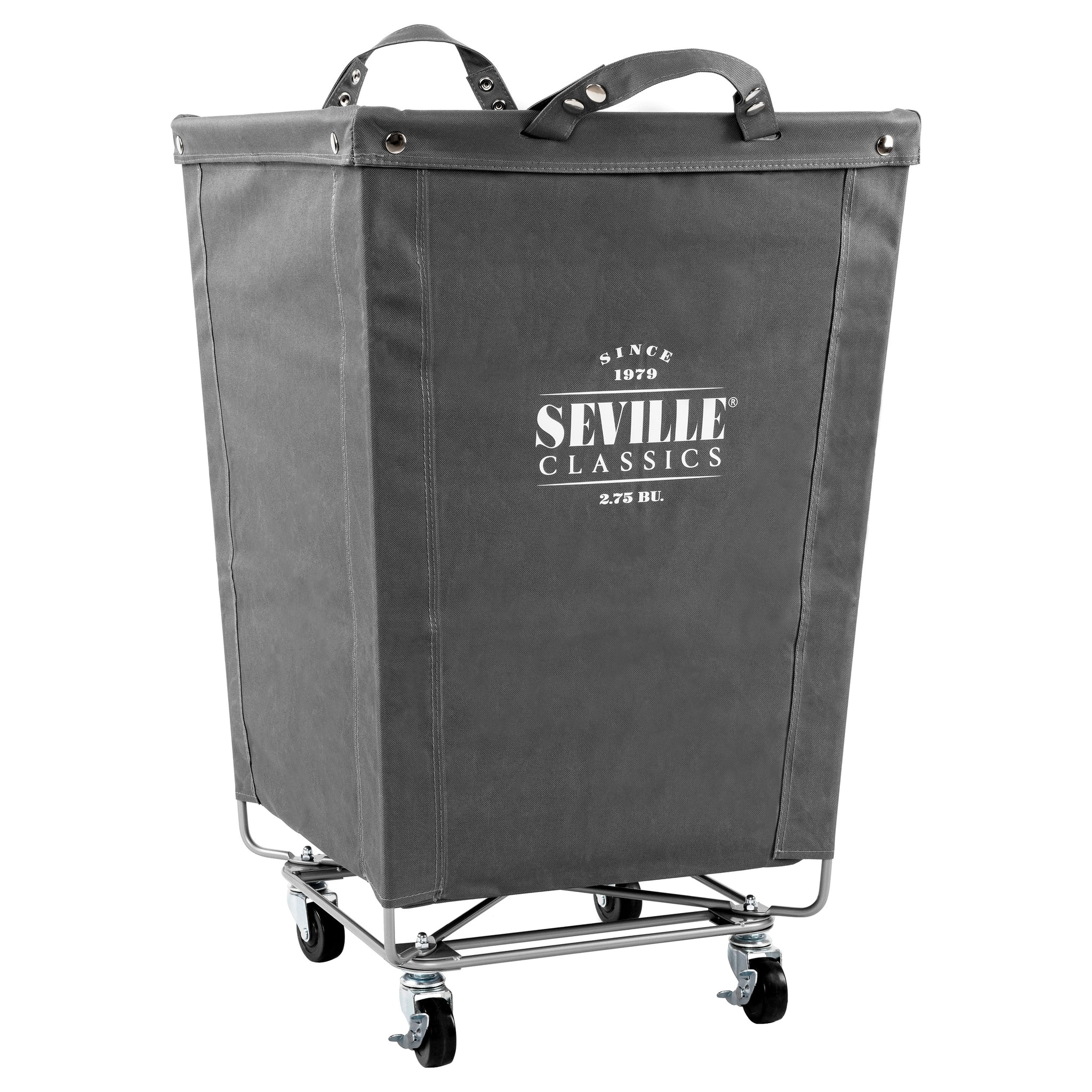 HeavyDuty Rolling Laundry Hamper Seville Classics