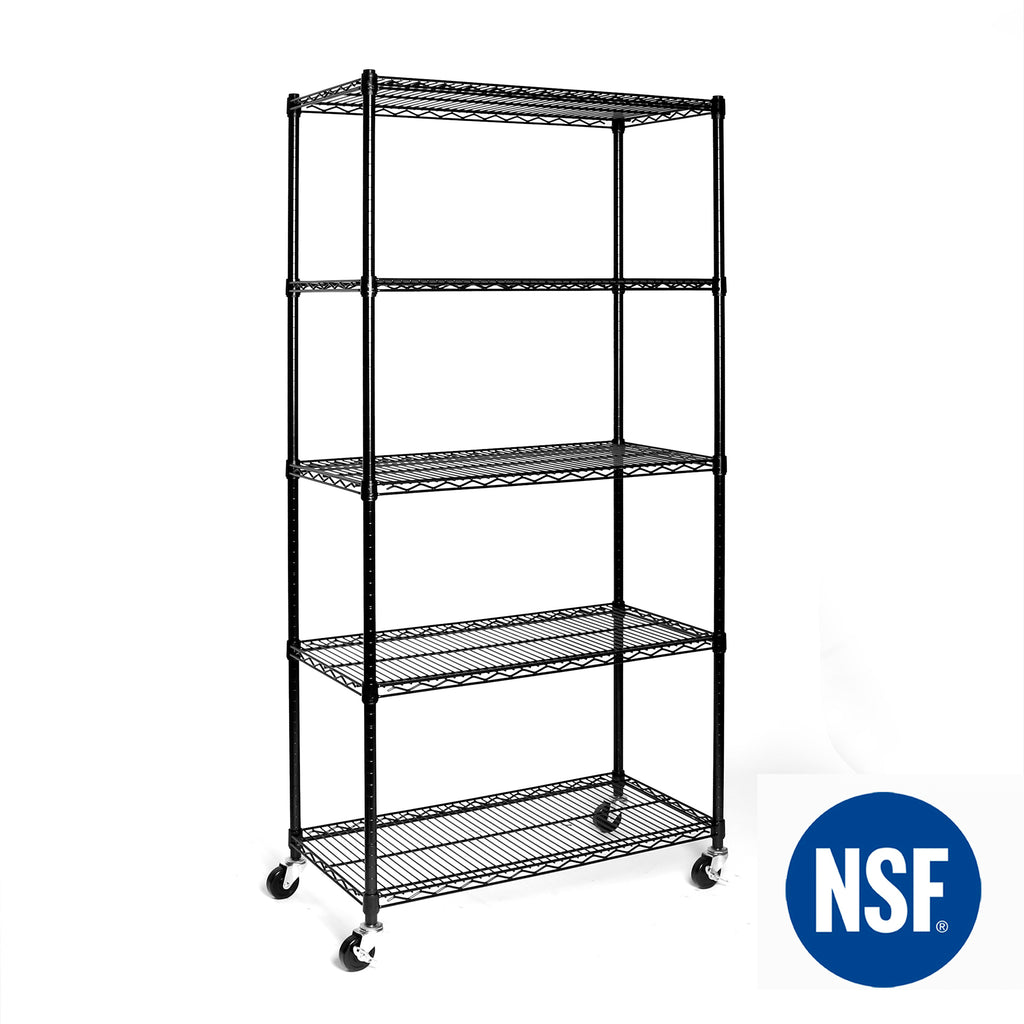 UltraDurable® 5-Tier NSF Steel Shelving – Seville Classics