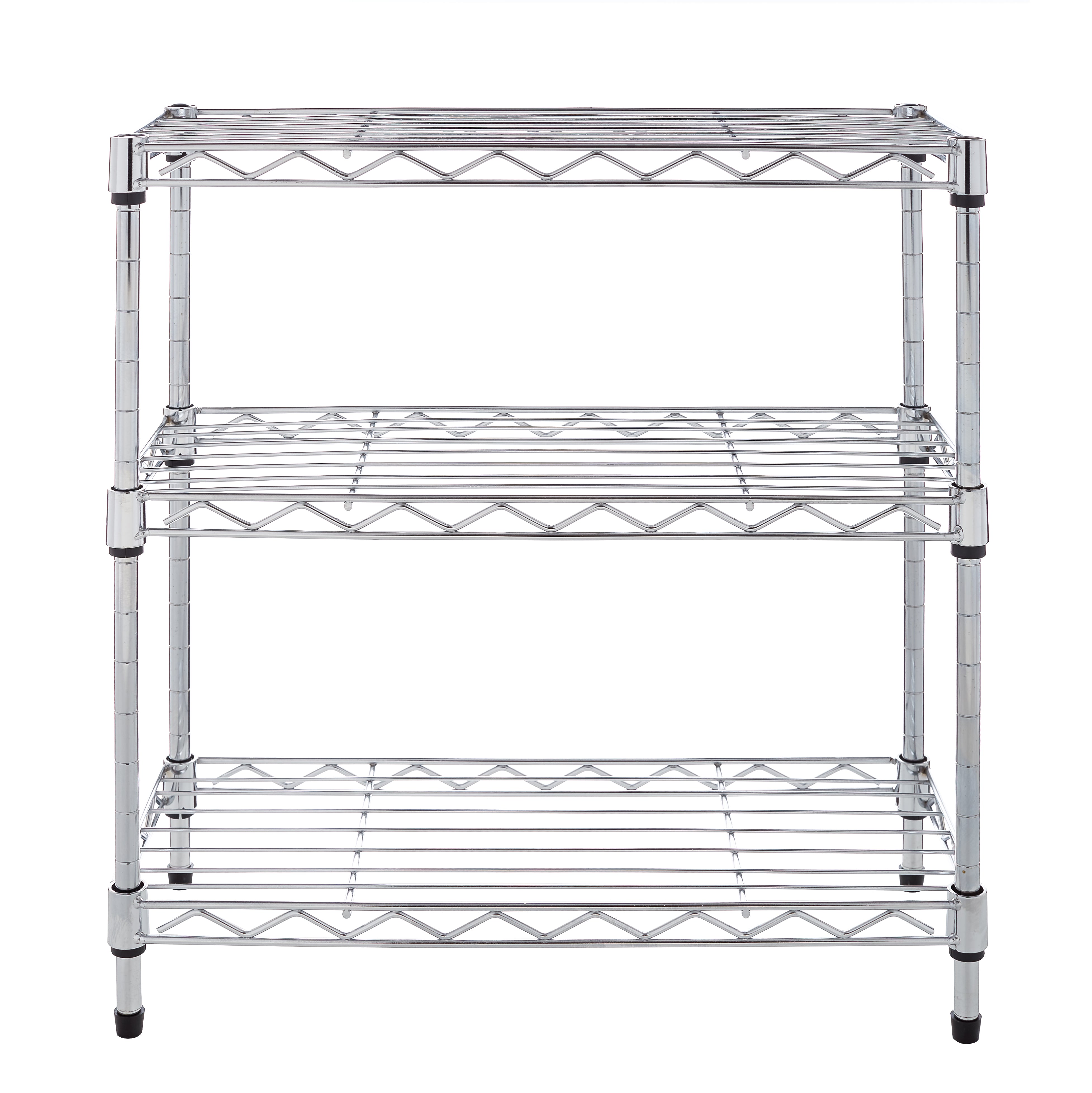 3-Tier Metal Steel Wire Shelf Organizer Unit Shelving for Cabinets, Bath,  Kitchen, Countertop, Stackable Cabinet Shelf Kitchen Counter Rack Organizer