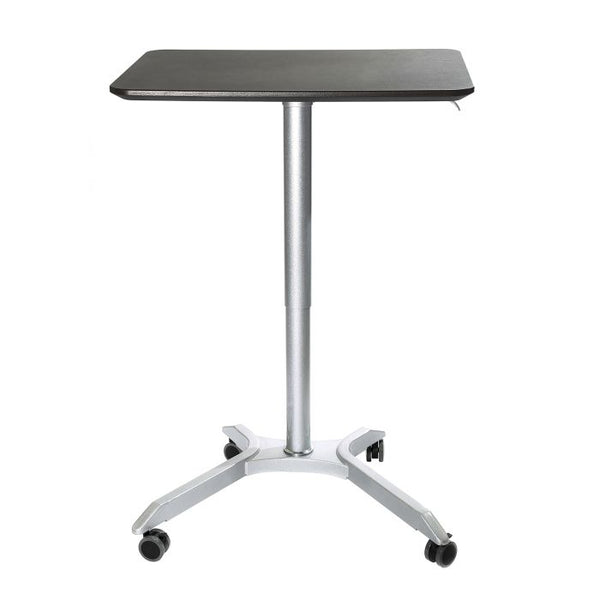 airLIFT® XL Pneumatic Sit-Stand Mobile Desk Cart, Espresso