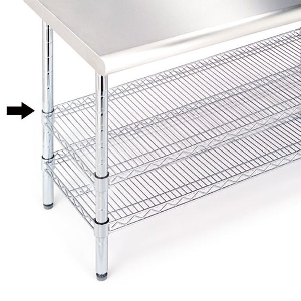 Stainless Steel Worktable Shelf (SHE18308)