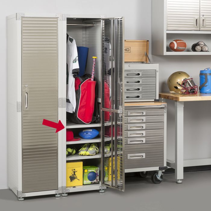 Seville classics ultrahd tall sales storage cabinet shelves