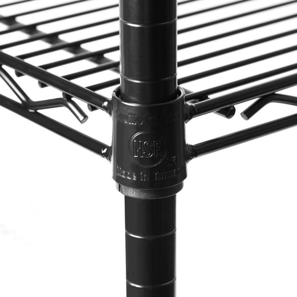 UltraDurable® 5-Tier NSF Steel Shelving, Black